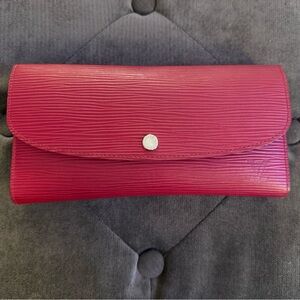 Louis Vuitton Emilie 2014 Leather Envelope Wallet